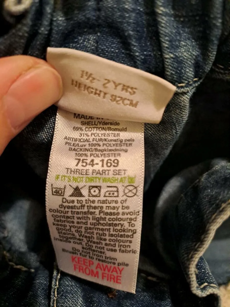 Next denim shorts 1.5 y - 2 y - Image 3