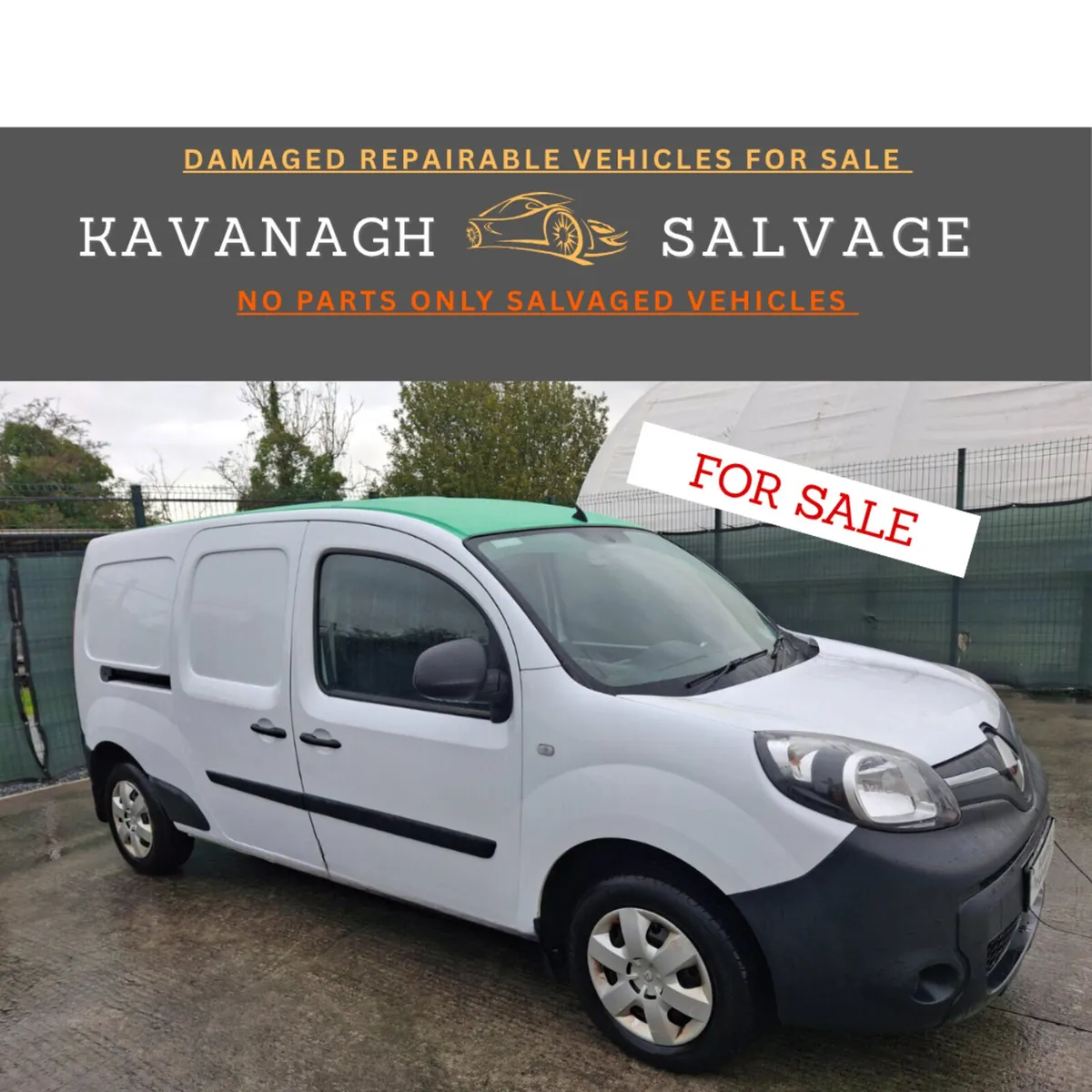 *211 Renault Kangoo Maxi EV .light Damage - Image 1