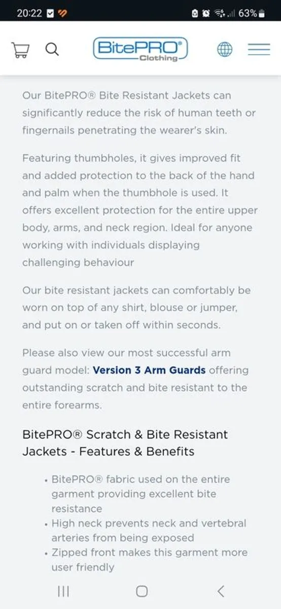 Bitepro Bite Resistant Turtleneck Jacket - Image 4