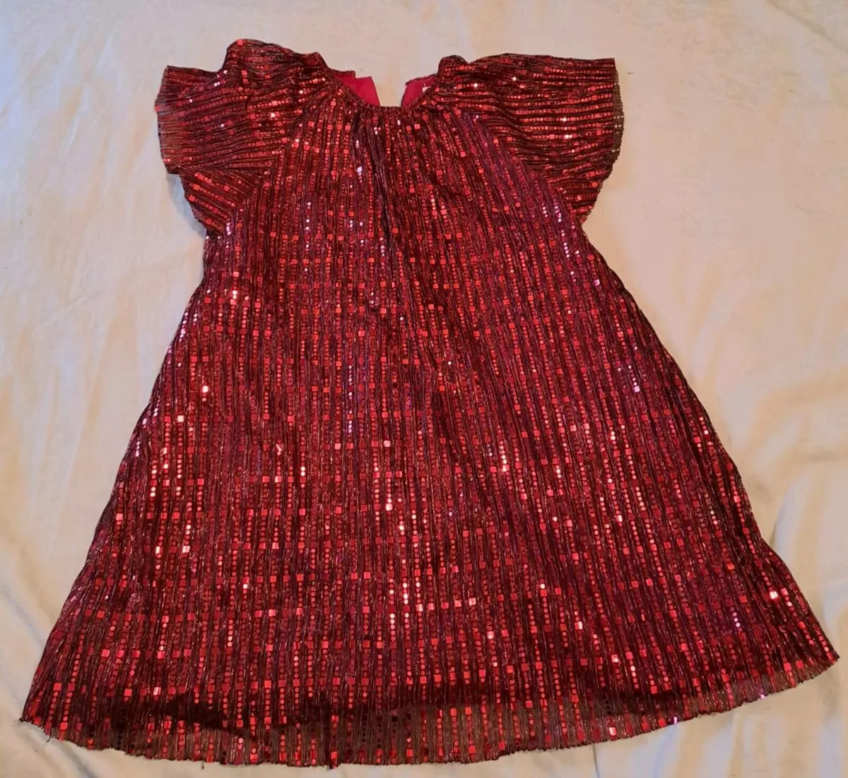 Next sparkly red dress 3 - 4 y - Image 1