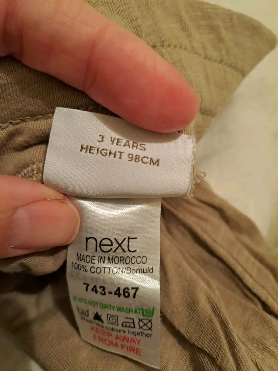 Next trousers khaki 3 y - Image 2