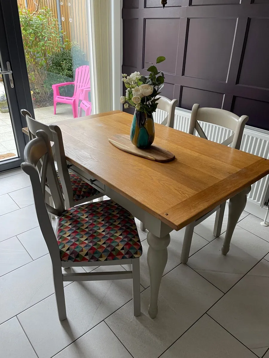 4-Piece Dining Table & Chairs - Image 1