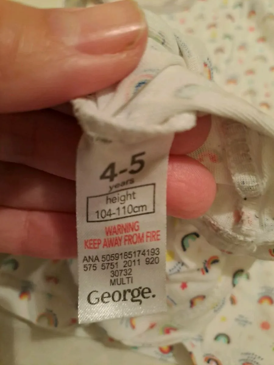 2 vests rainbows George 4 - 5 y - Image 4