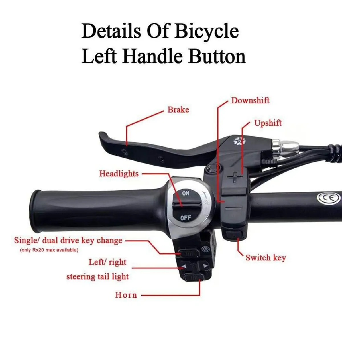 Electric Bike Dual Motor Foldable Fat Tire Electric Bike | CMACEWHEEL RX20 MAX 18A 20A h - Image 3