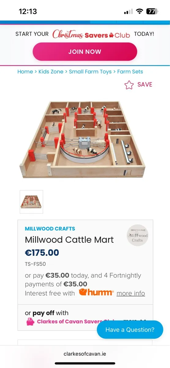 Millwood Cattle Mart - like new - Image 1