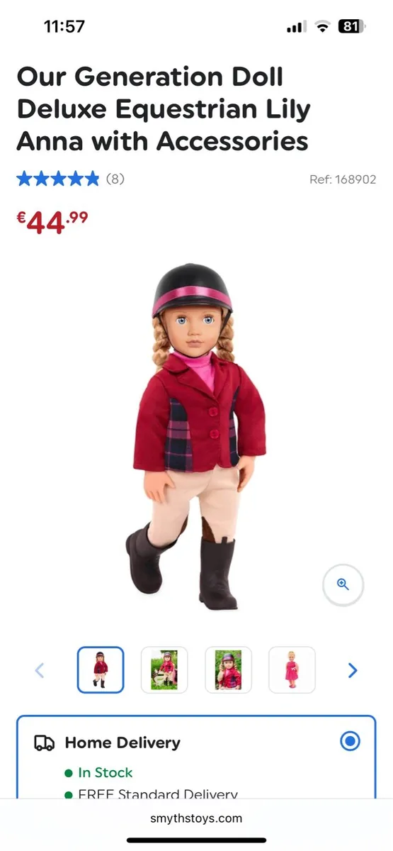 Our Generation Equestrian Doll and Horse - Image 1