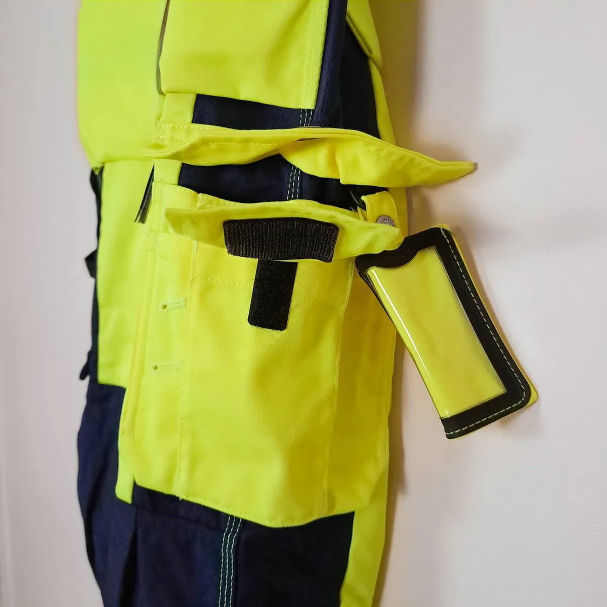 Blaklader High Visibility Yellow Work Trousers 34R - Image 3