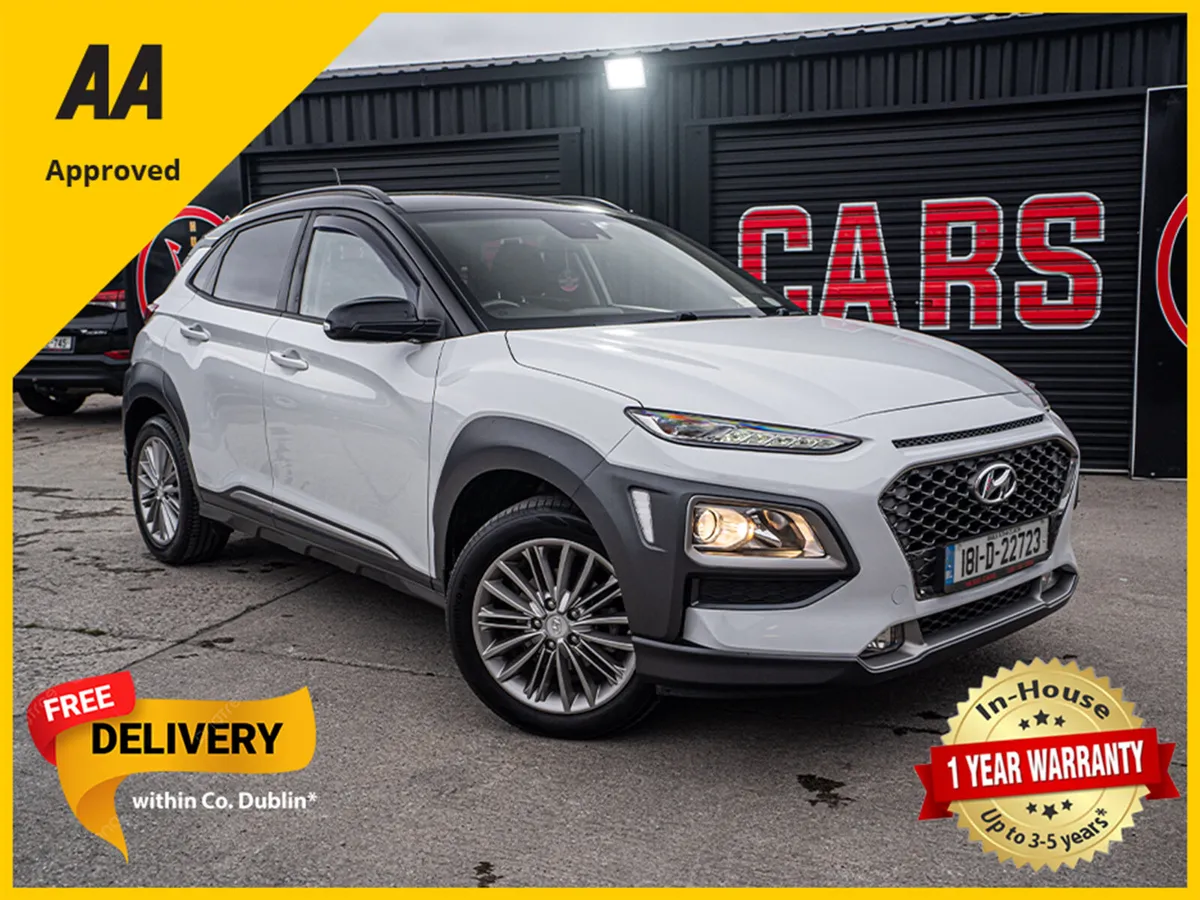 2018 Hyundai Kona 1.0/FSH/New NCT/1yr warranty - Image 1