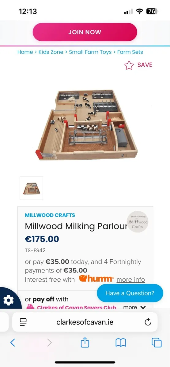 Millwood Milking Parlour -like new - Image 1