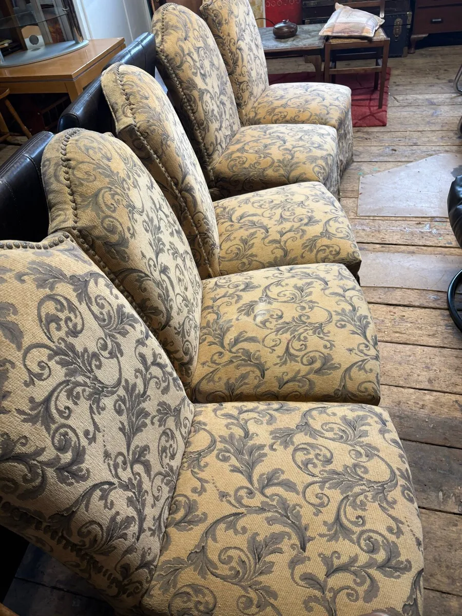 Set of six high back living room chairs - Image 1