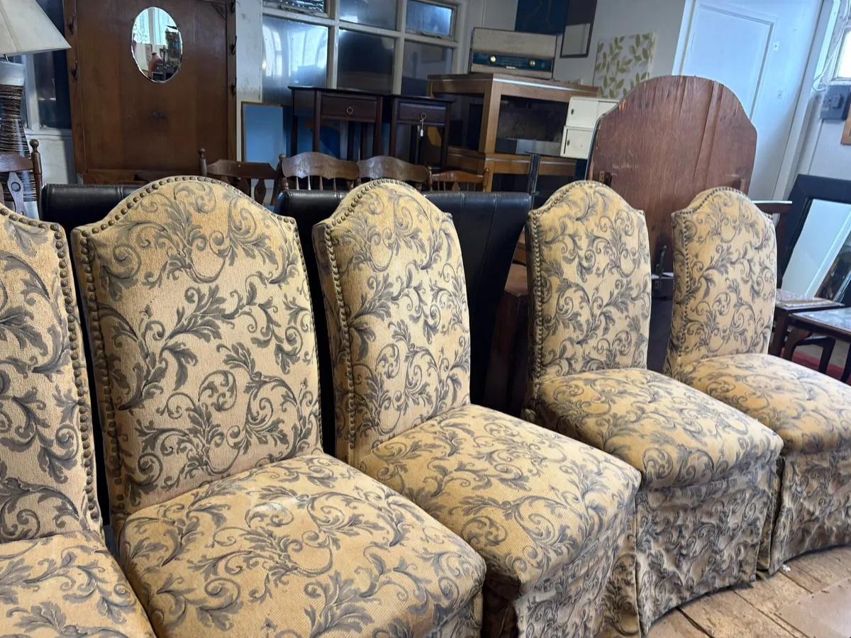 Set of six high back living room chairs - Image 2