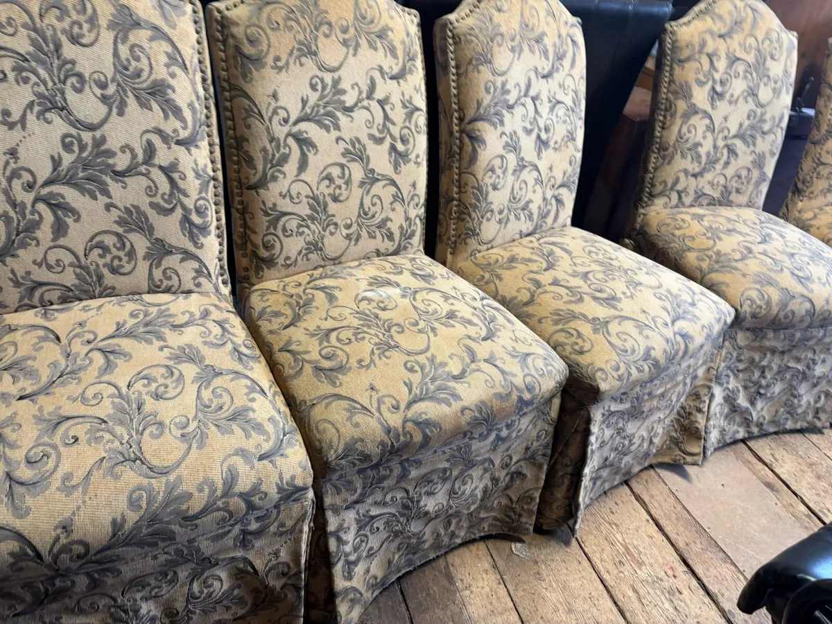 Set of six high back living room chairs - Image 3