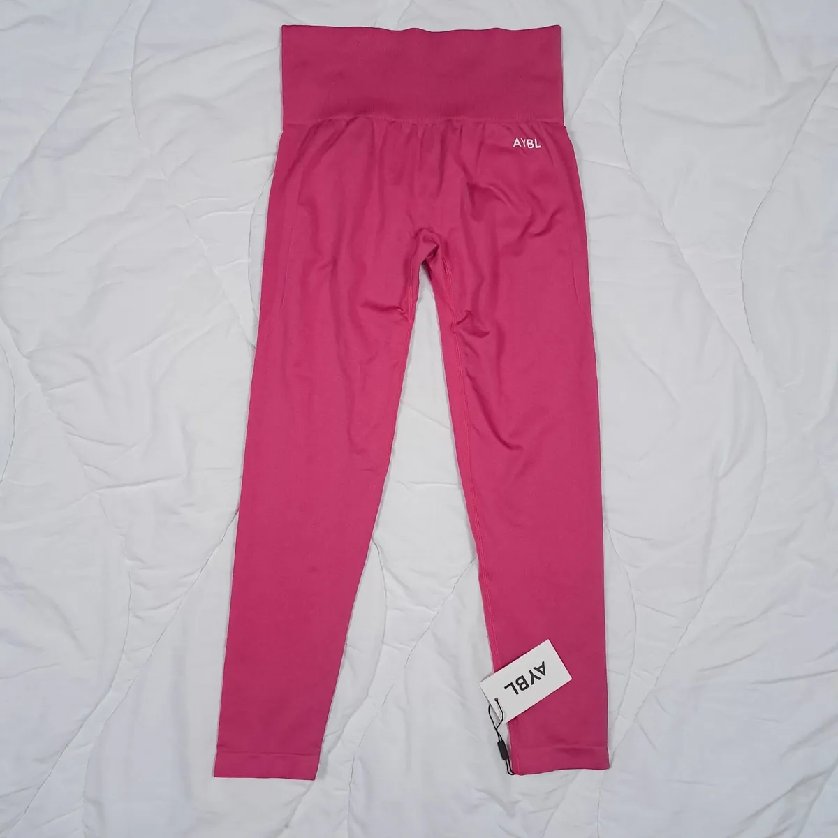 AYBL Pink Magenta Empower Seamless Leggings Size M - Image 1
