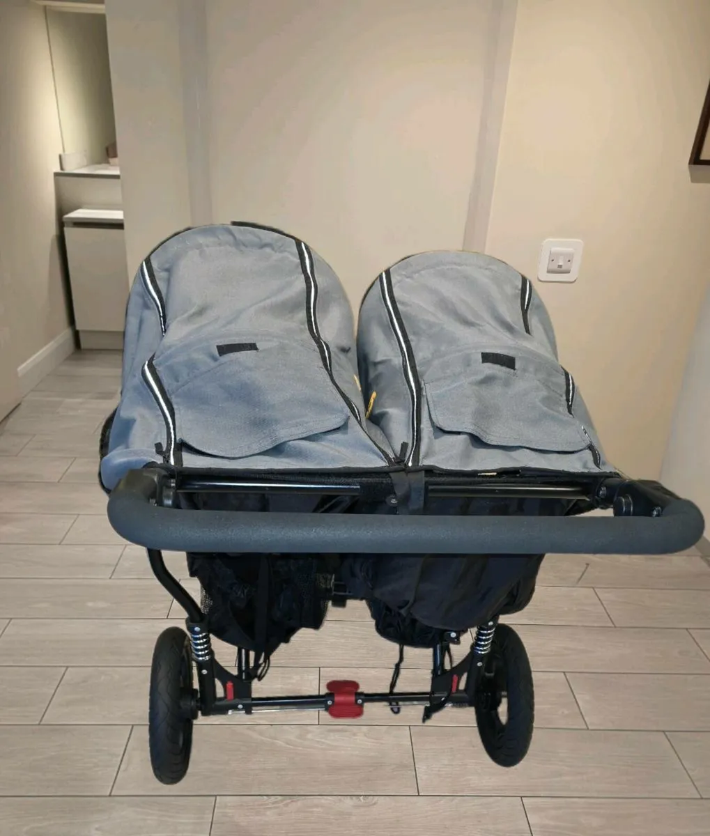 Out N About Double buggy with raincover - Image 2