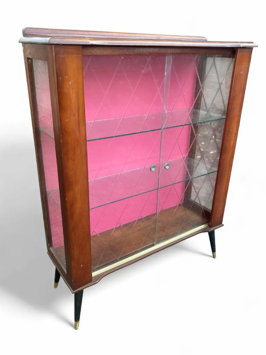 Vintage Drink`s Cabinet / Display Cabinet - Image 4