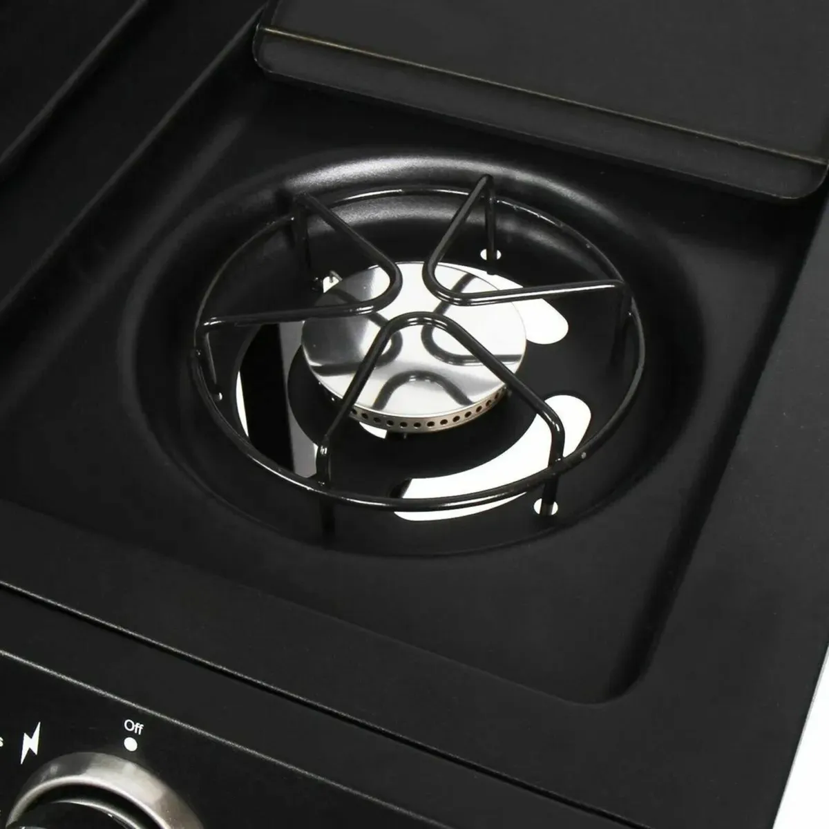 Pro Deluxe Gas Grill 6+1 Burners with Side Rack - Image 2