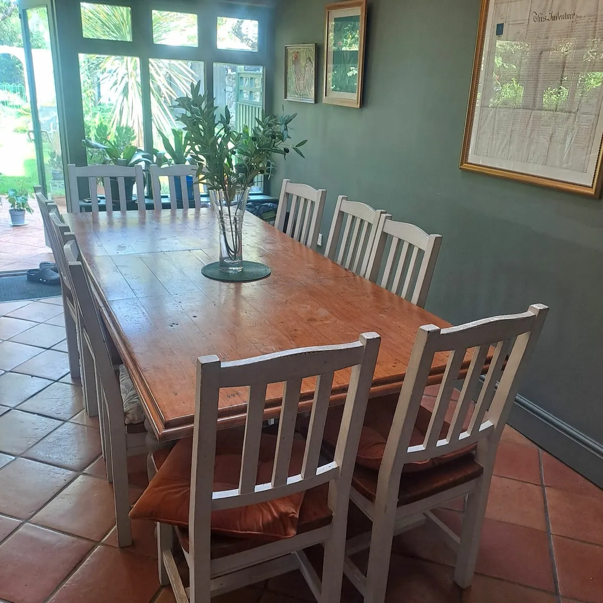 Table & chairs ( 10  settings) - Image 2