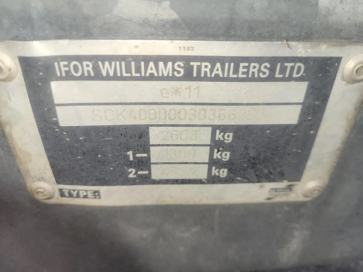 10x5'6 ifor Williams trailer with removable creels - Image 4