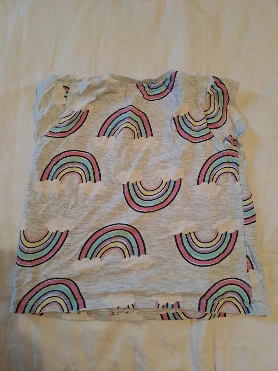 Rainbow tee shirt George 3 - 4 y - Image 2