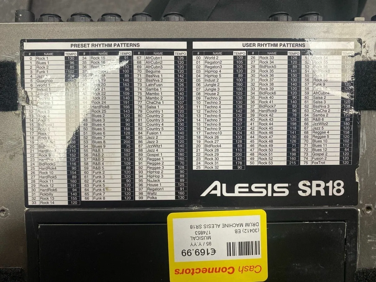 Alesis SR18 Drum Machine - Image 4