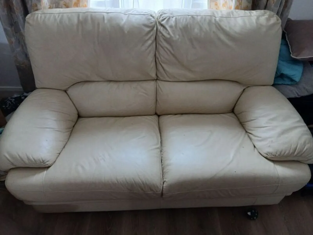 2 &3 seaters leather couch - Image 2