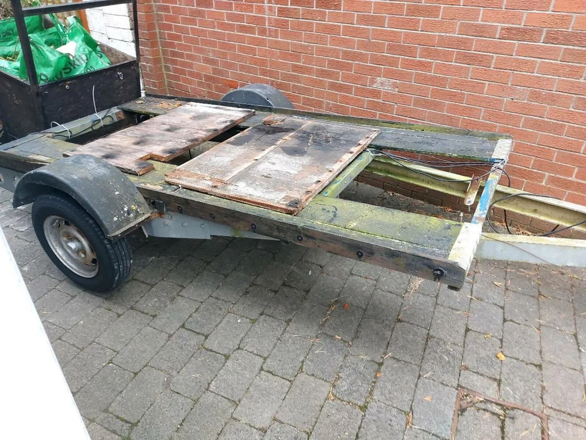 Breaked Singh Axle Trailer 9'4" x 4'7" - Image 2