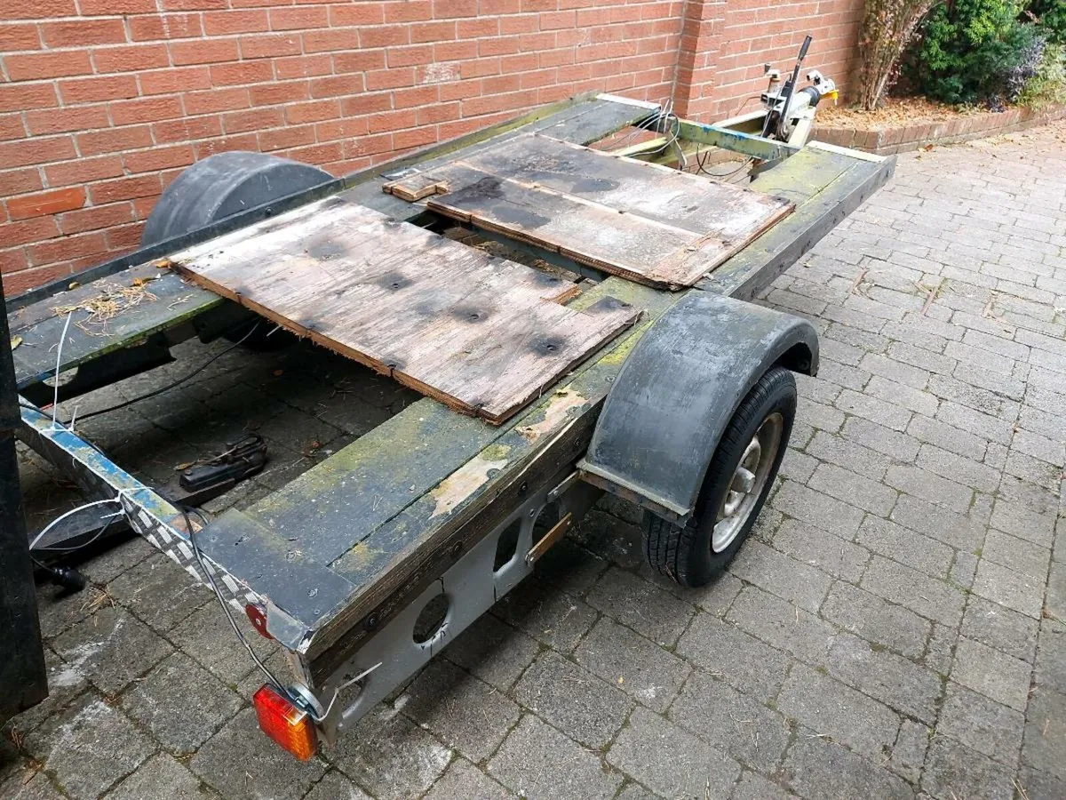 Breaked Singh Axle Trailer 9'4" x 4'7" - Image 3