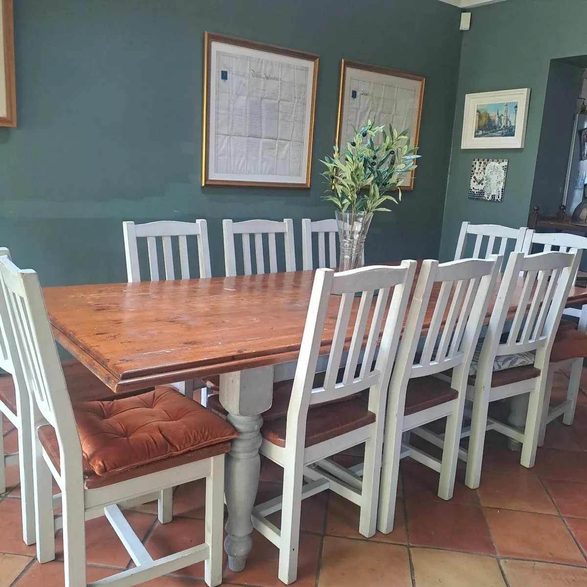 Table & chairs ( 10  settings) - Image 1