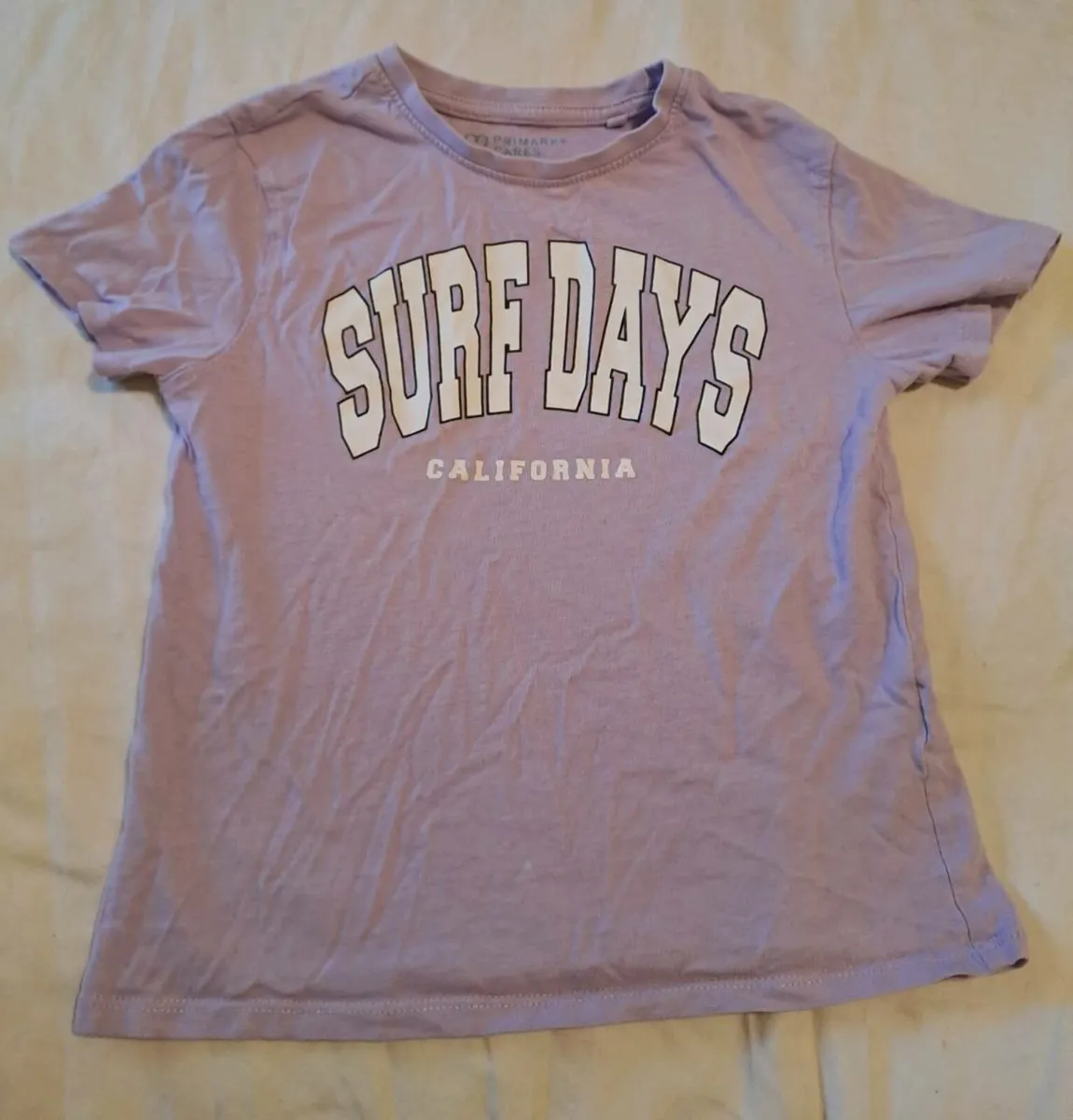 Lilac Tee shirt Surf Days 5 to 6 y - Image 1