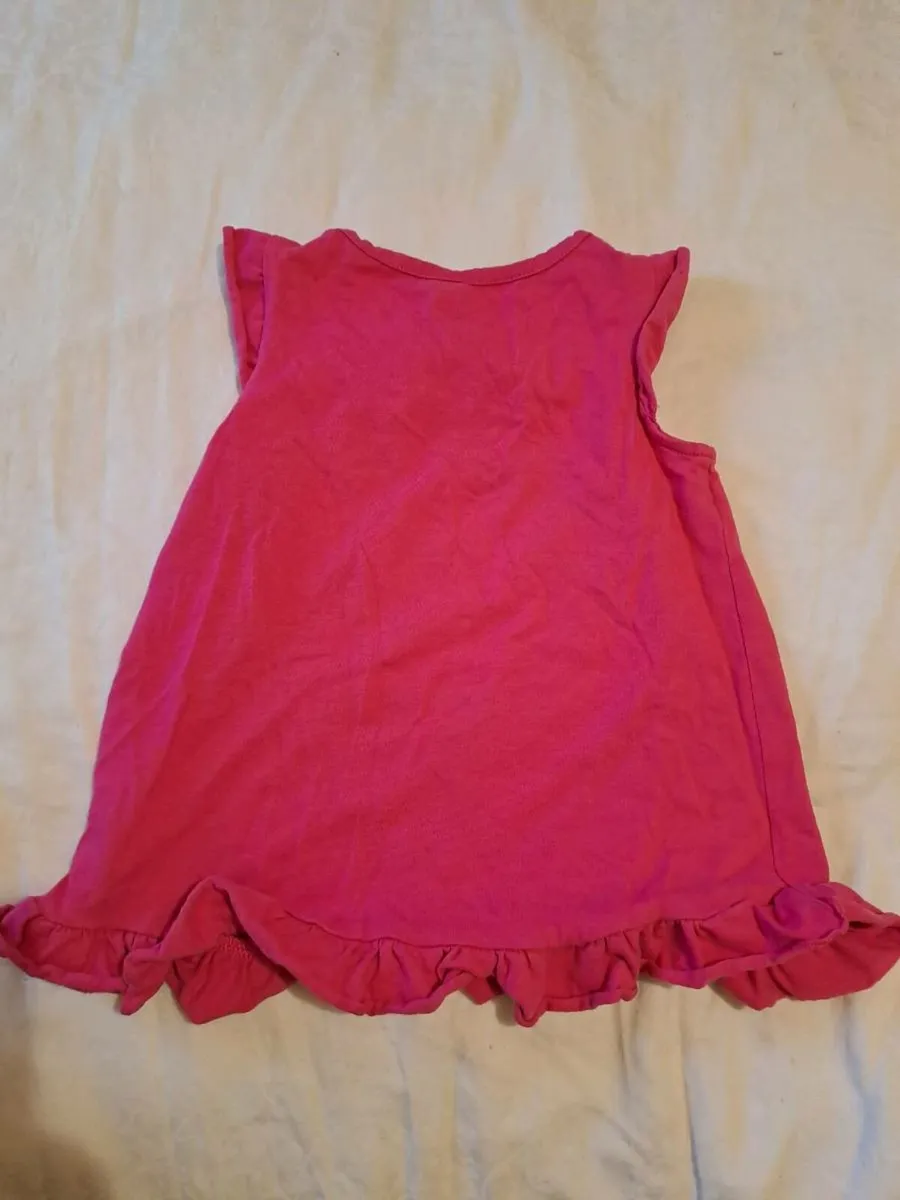 Pink Zebra dress 3 y - Image 2