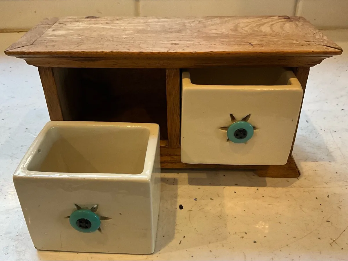 2 Wooden Decorative Drawer Storage Boxes - Image 3