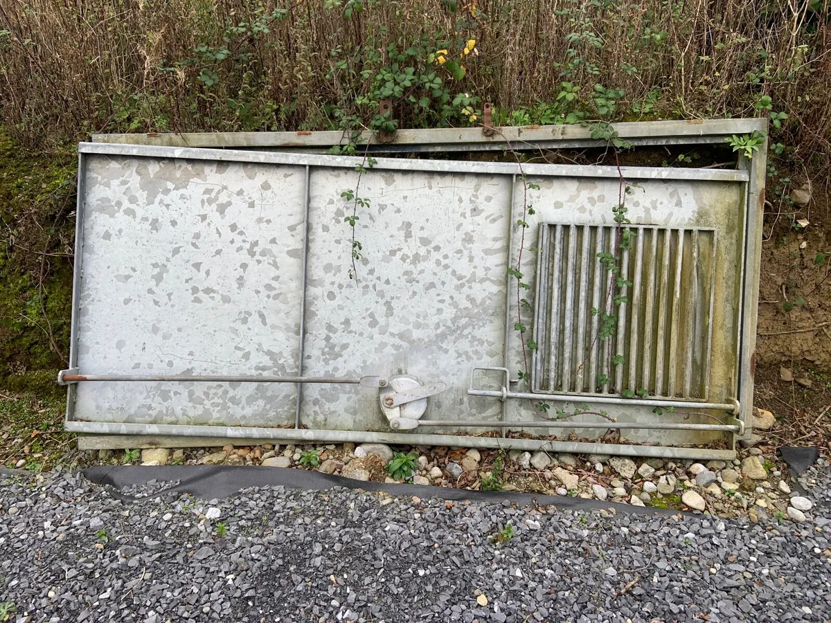 Steel galvanised security door