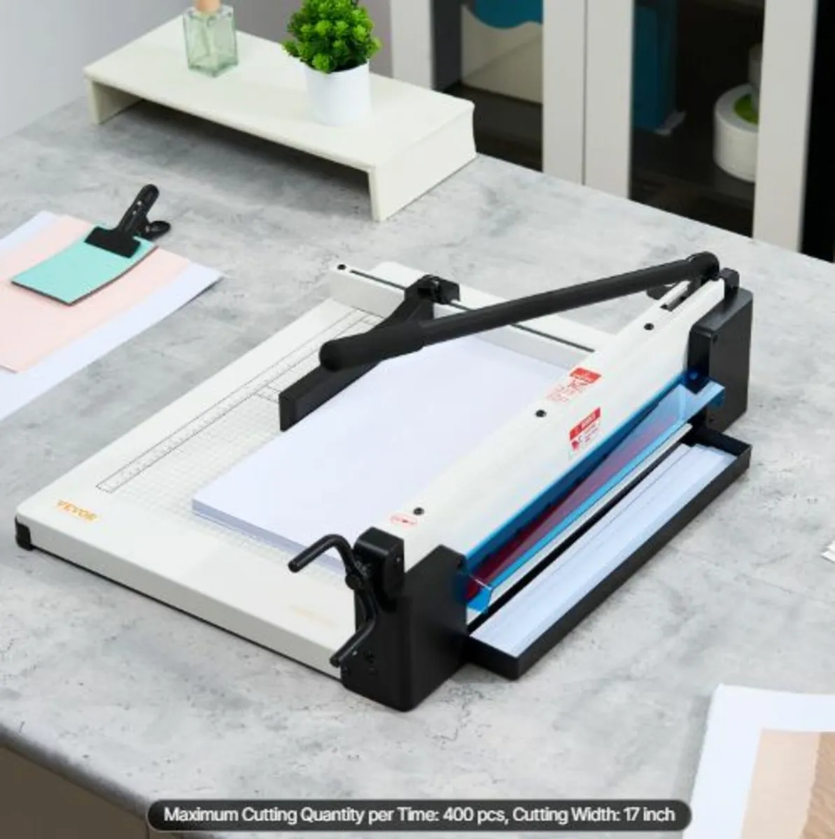 Paper Cutter 43.2cmA3 Guillotine Paper Trimmer 400 - Image 4