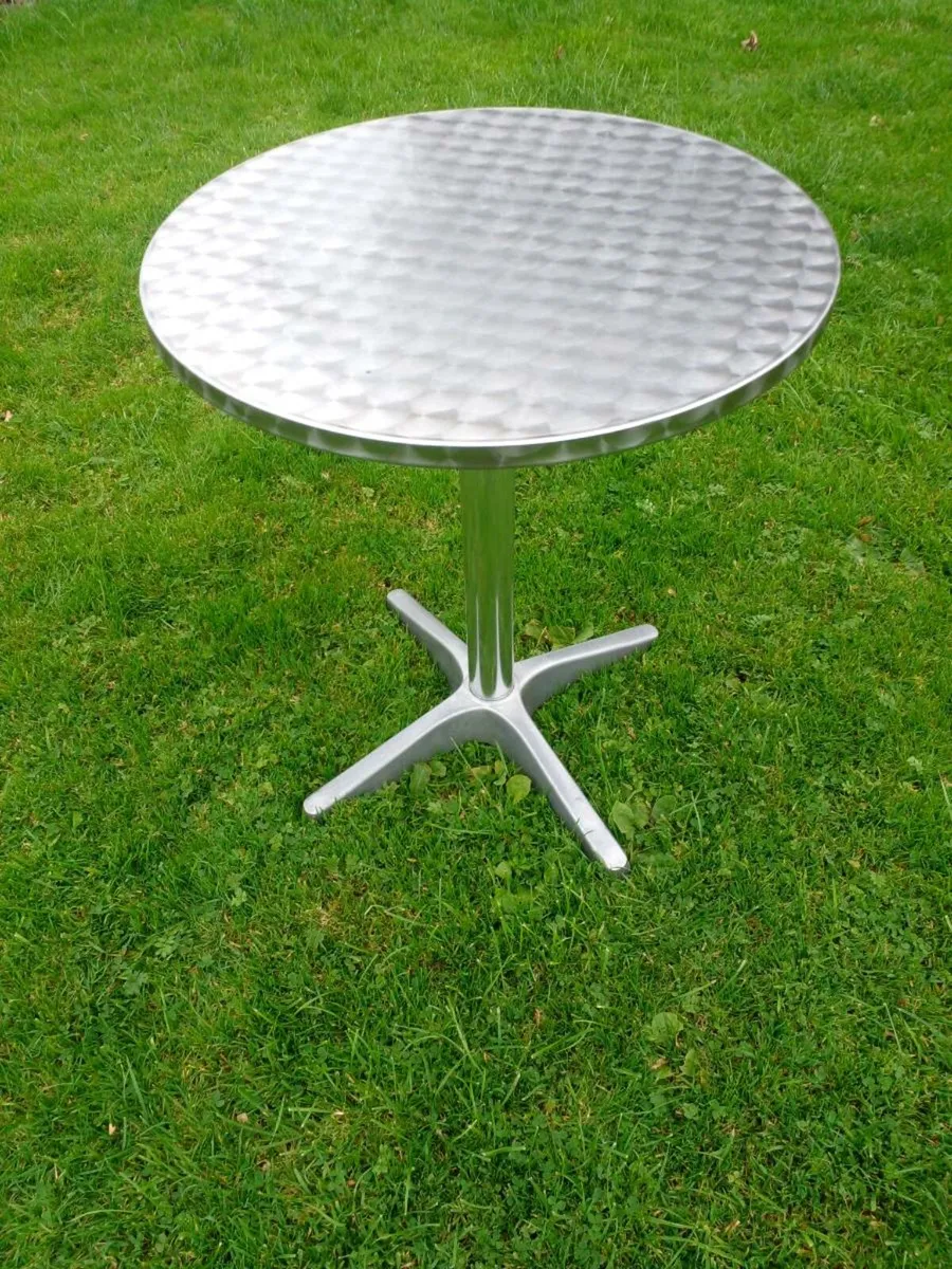 All weather s/s  tables - 19 available - Image 2