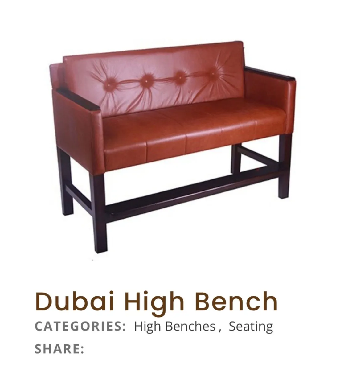 Dubai High benches