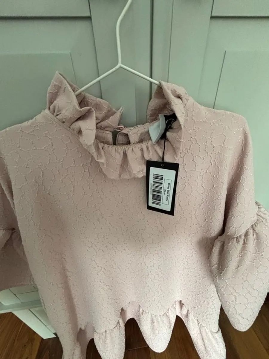 stunning pale pink mini dress - Image 2