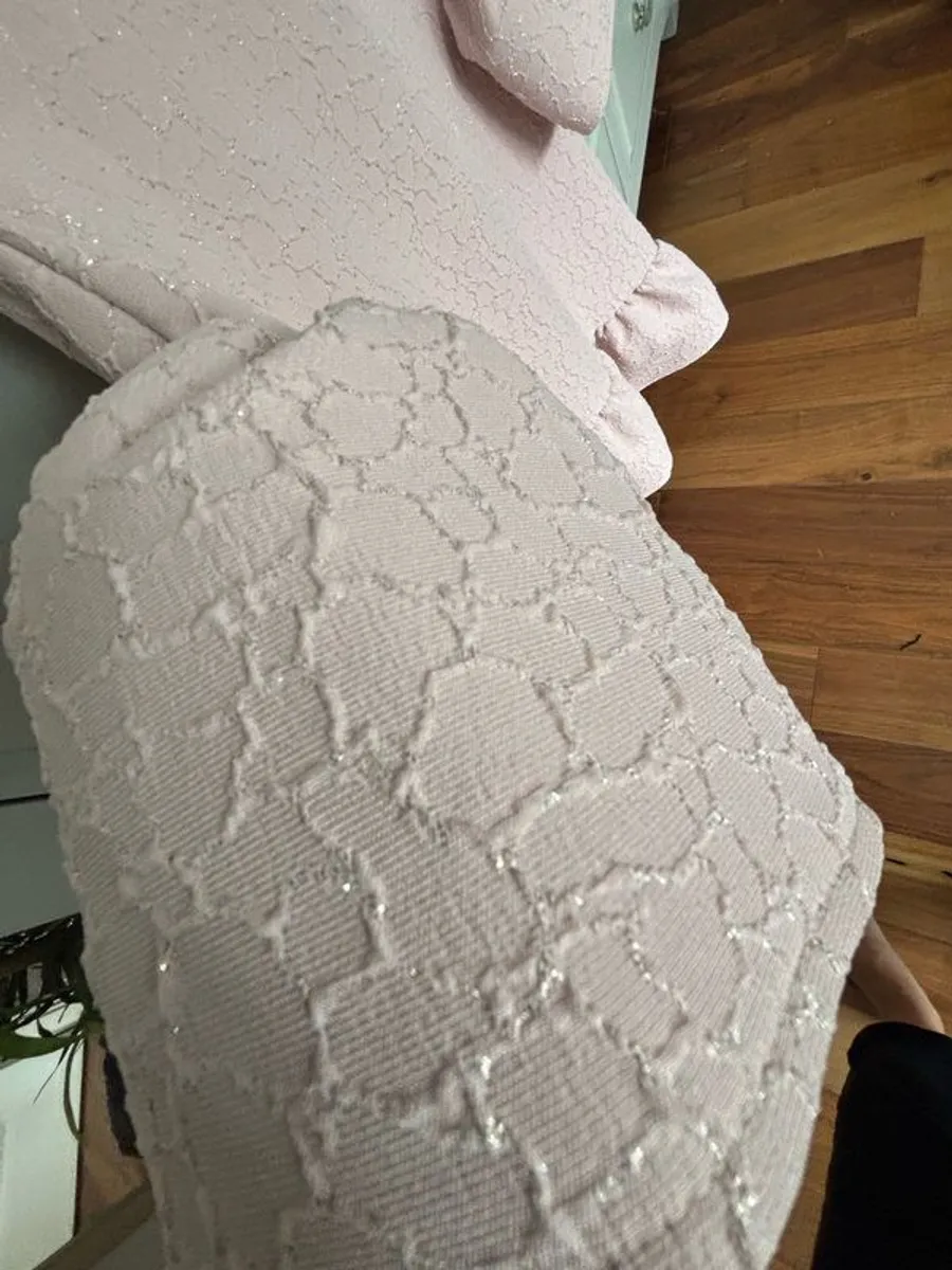stunning pale pink mini dress - Image 3