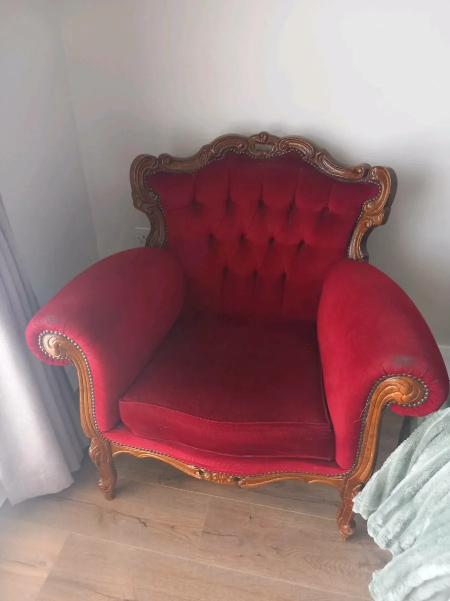 2 Beautiful Vintage Armchairs - Image 2