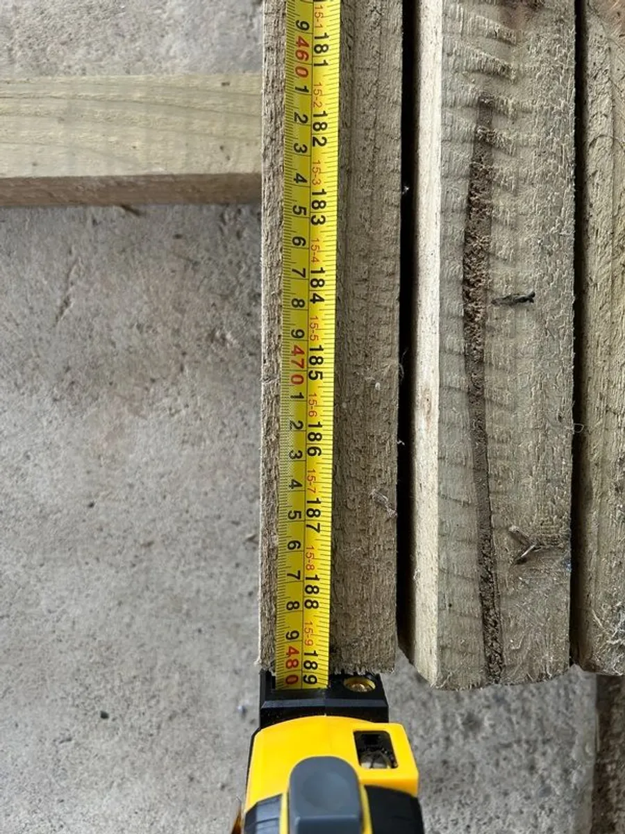 Treated Rough White Deal Timber - Image 3