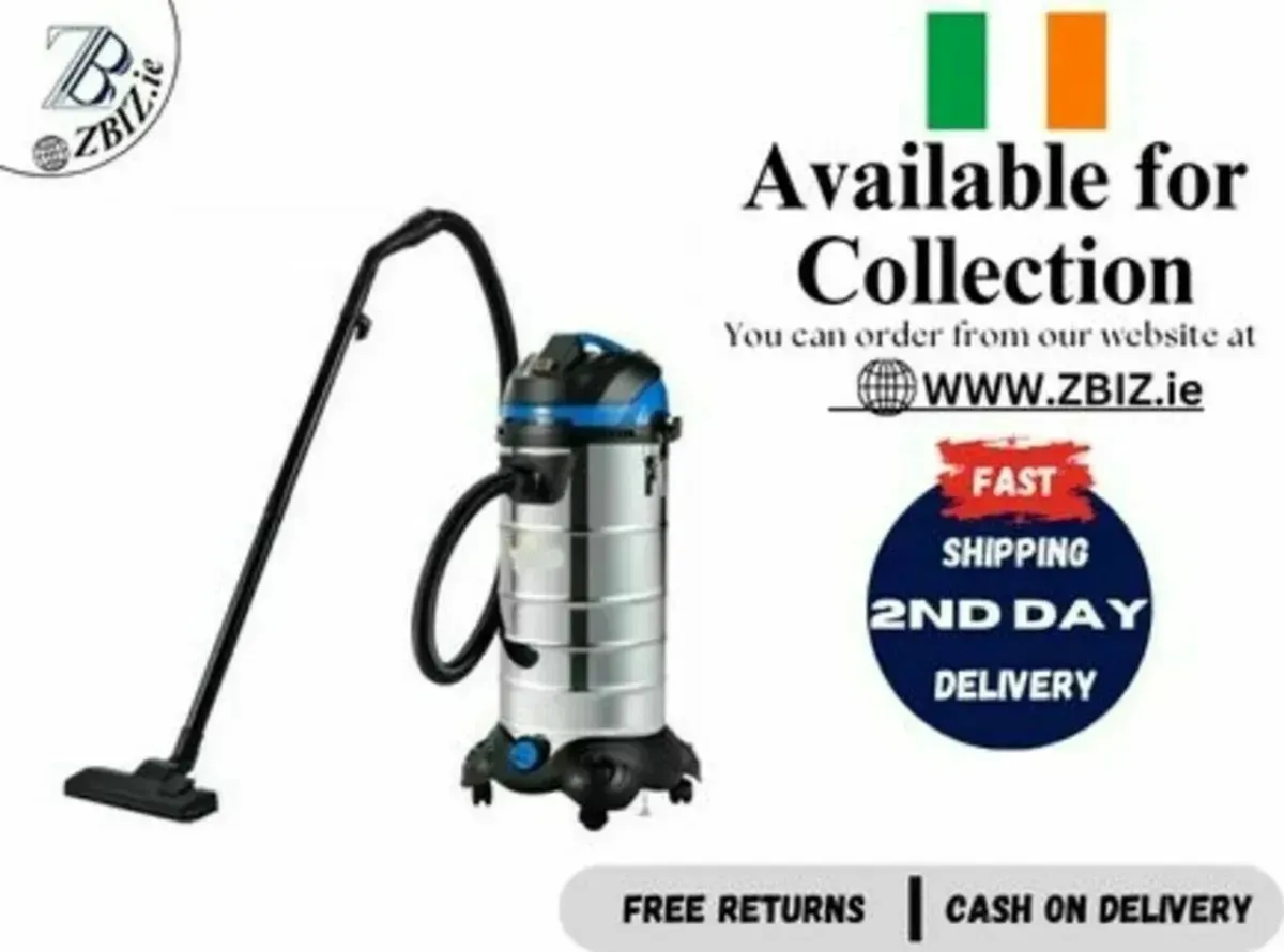 Wet Dry Dust Extractor Vacuum Industrial 40L - Image 1