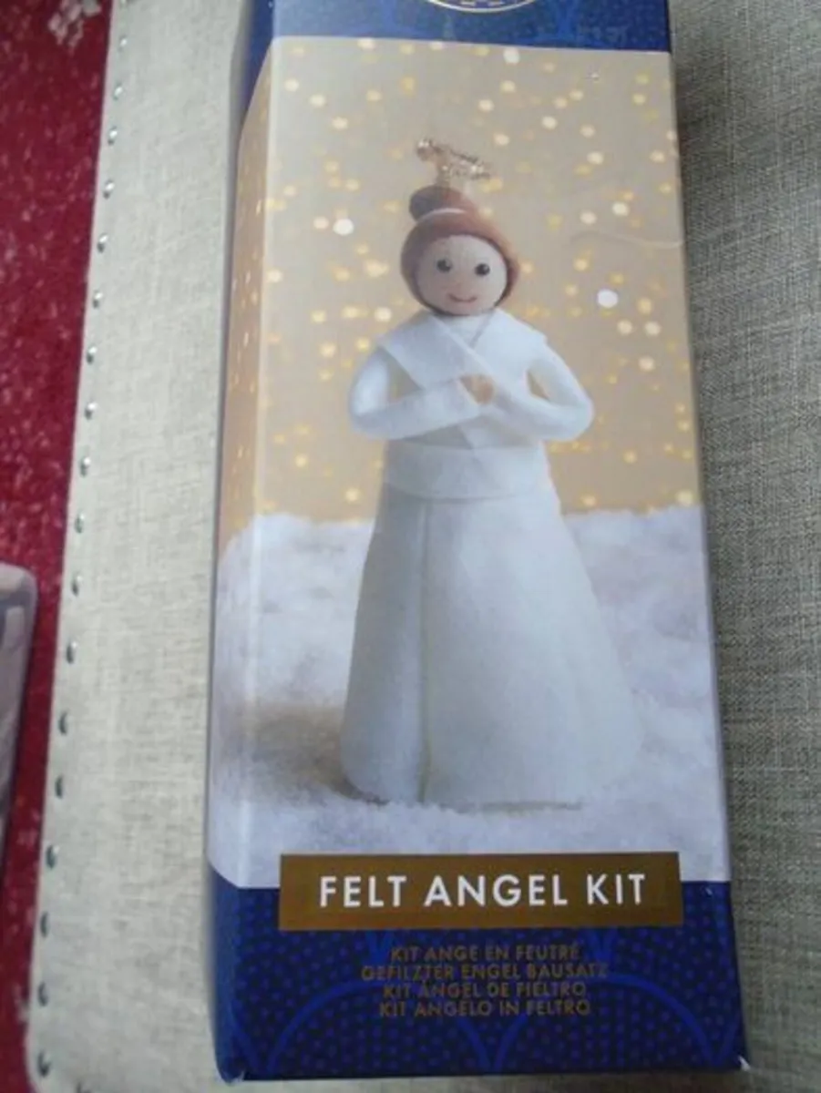 Felt angel craft kit, Craft supplies, Christmas - Image 3