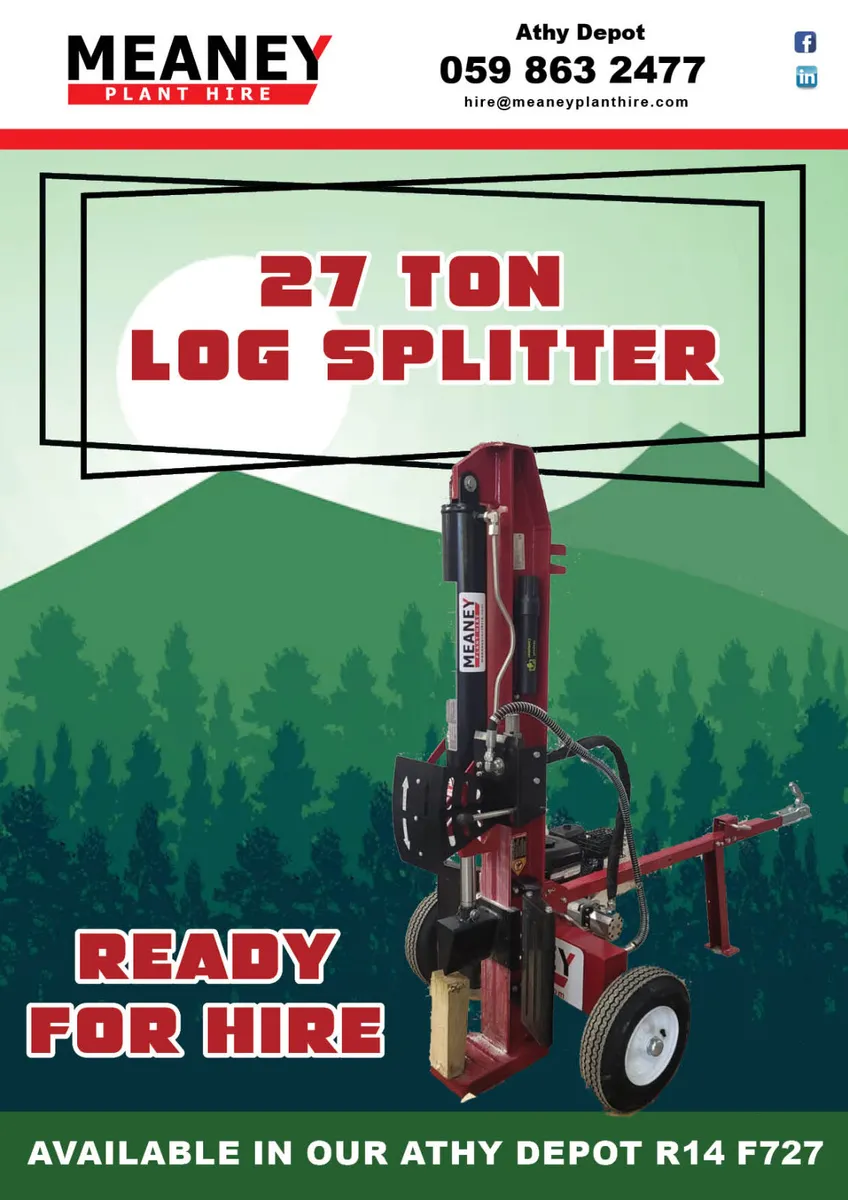 27 T Log Splitter - Image 2