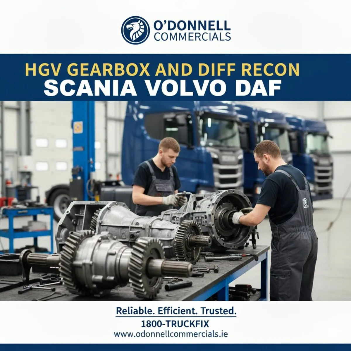 All HGV Gearbox / Diff / Engine Repairs / Re-con