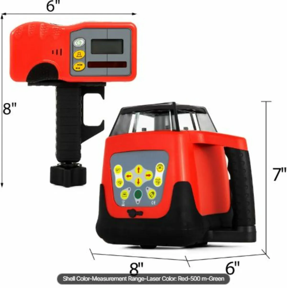 Laser Level Green Beam Self Rotating Leveling Kit - Image 4