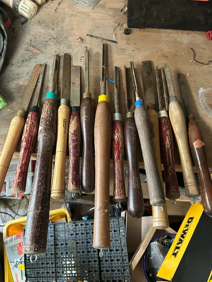 Woodturning chisels - Image 1