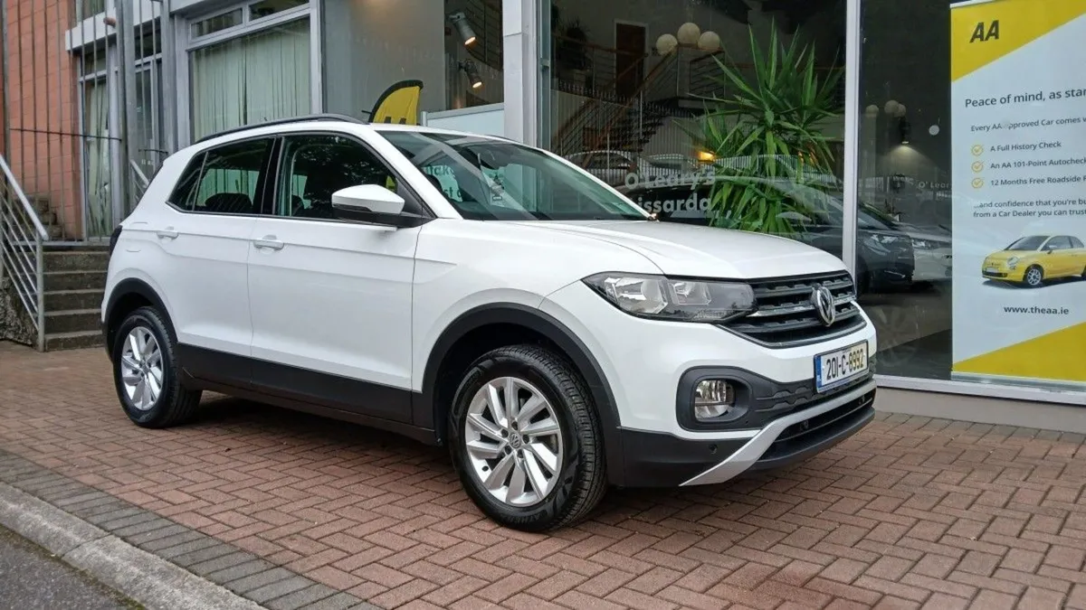 Volkswagen T-Cross Life 1.0 TSI 95hp  White  58km. - Image 1
