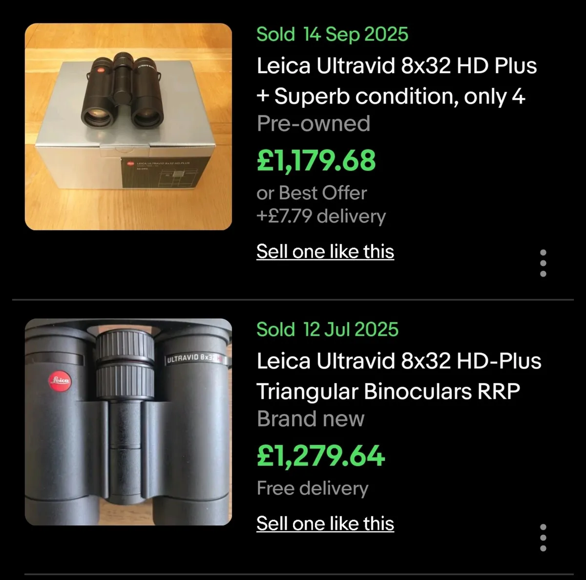Leica 8 x 32 Ultravid HD Plus binocular - Image 1