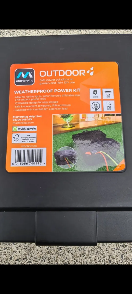 Weatherproof box with 8m extension - Image 2