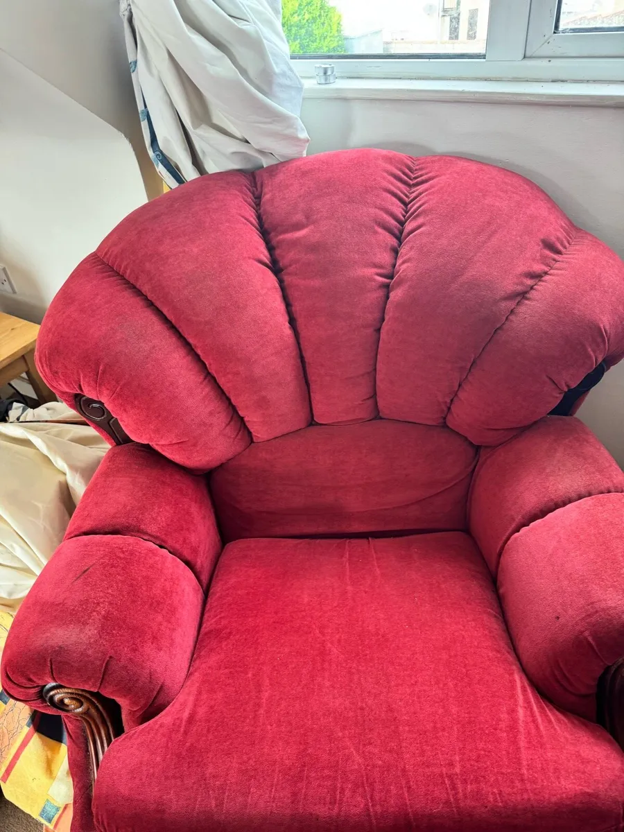 2 seater sofa and two armchairs - Image 2