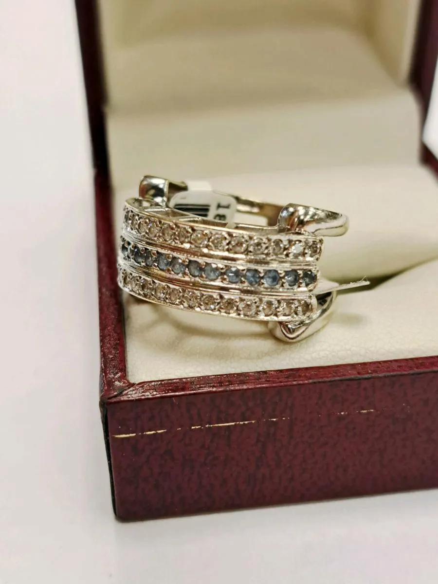 18K White Gold, Cizat Aquamarine 18CT - Image 2